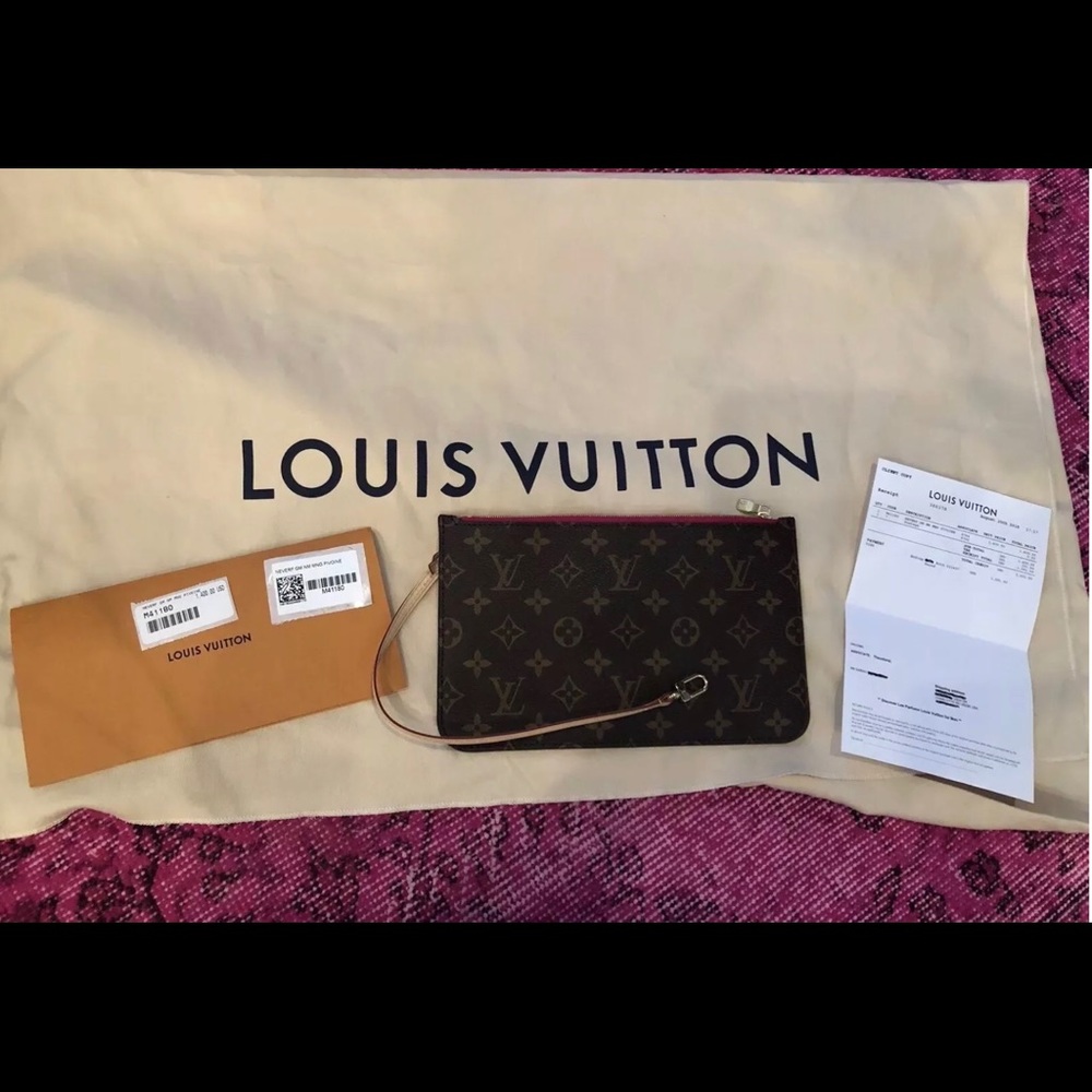 NEW Louis Vuitton Neverfull GM Pivione Pouchette